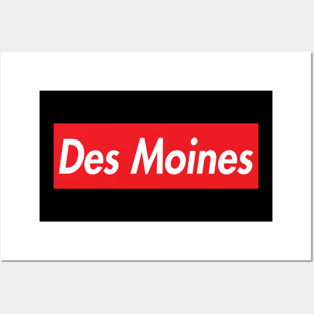 DES MOINES SUPER USA LOGO Wall Art by elsa-HD